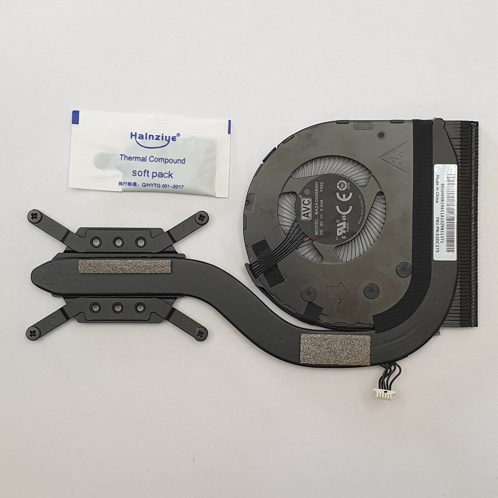 Lenovo ThinkPad A285 Kühler Lüfter Heatsink Fan CPU Kühlung Wärmeleitpaste