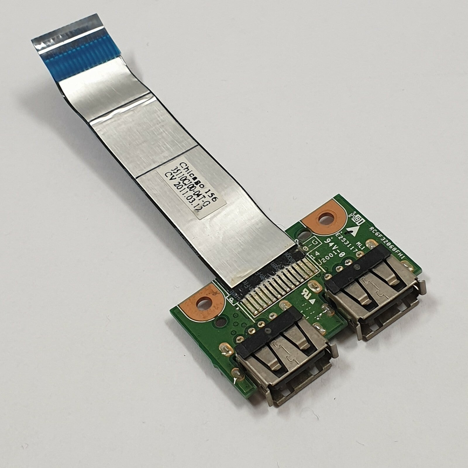 HP Presario CQ57 USB Board Platine USB Port Connector mit Kabel