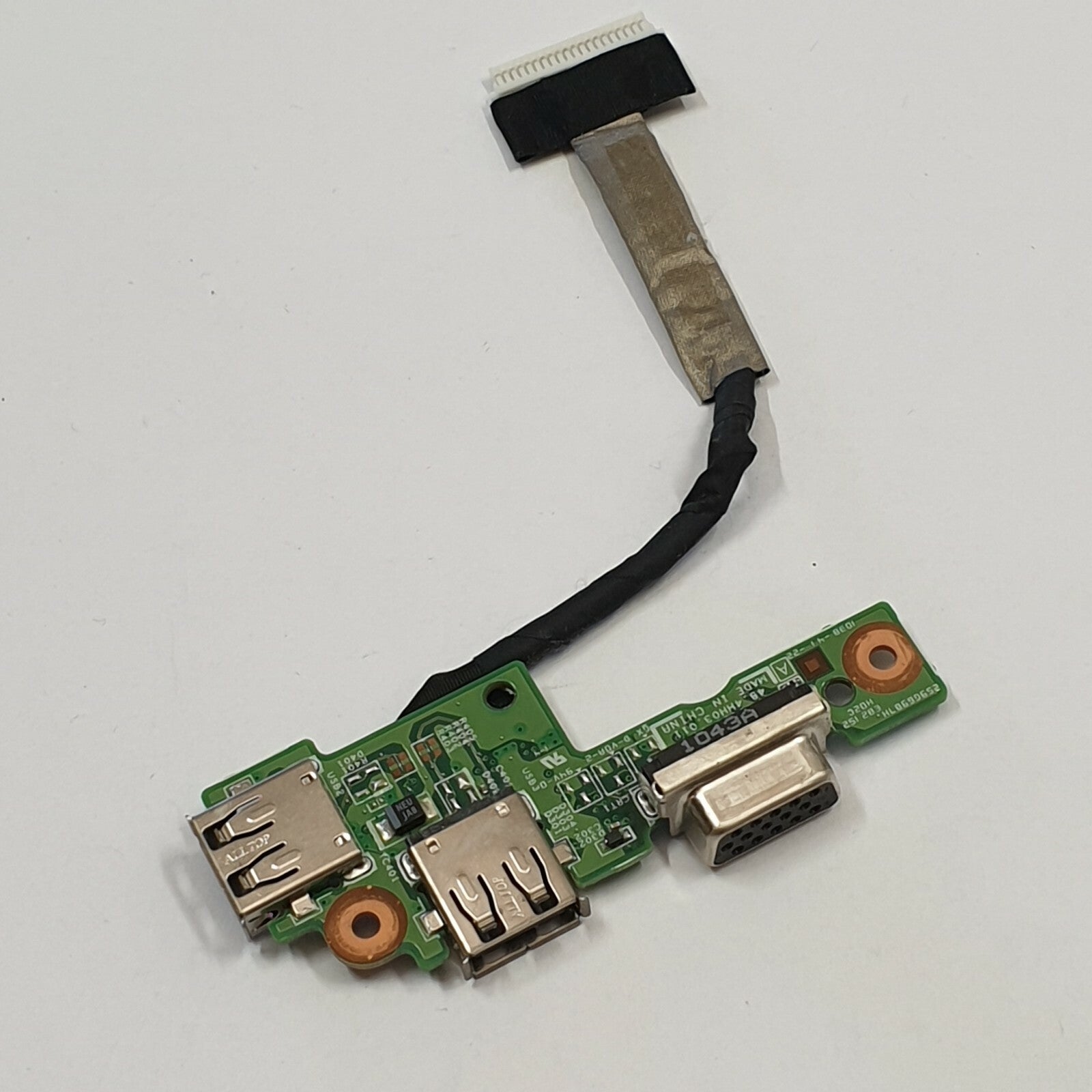 Dell Inspiron N5010 USB VGA IO Board Platine mit Kabel – Bild 2