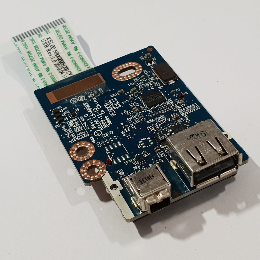 HP ProBook 6440b USB Firewire Card I/O Board USB Port Firewire Anschluss Platine