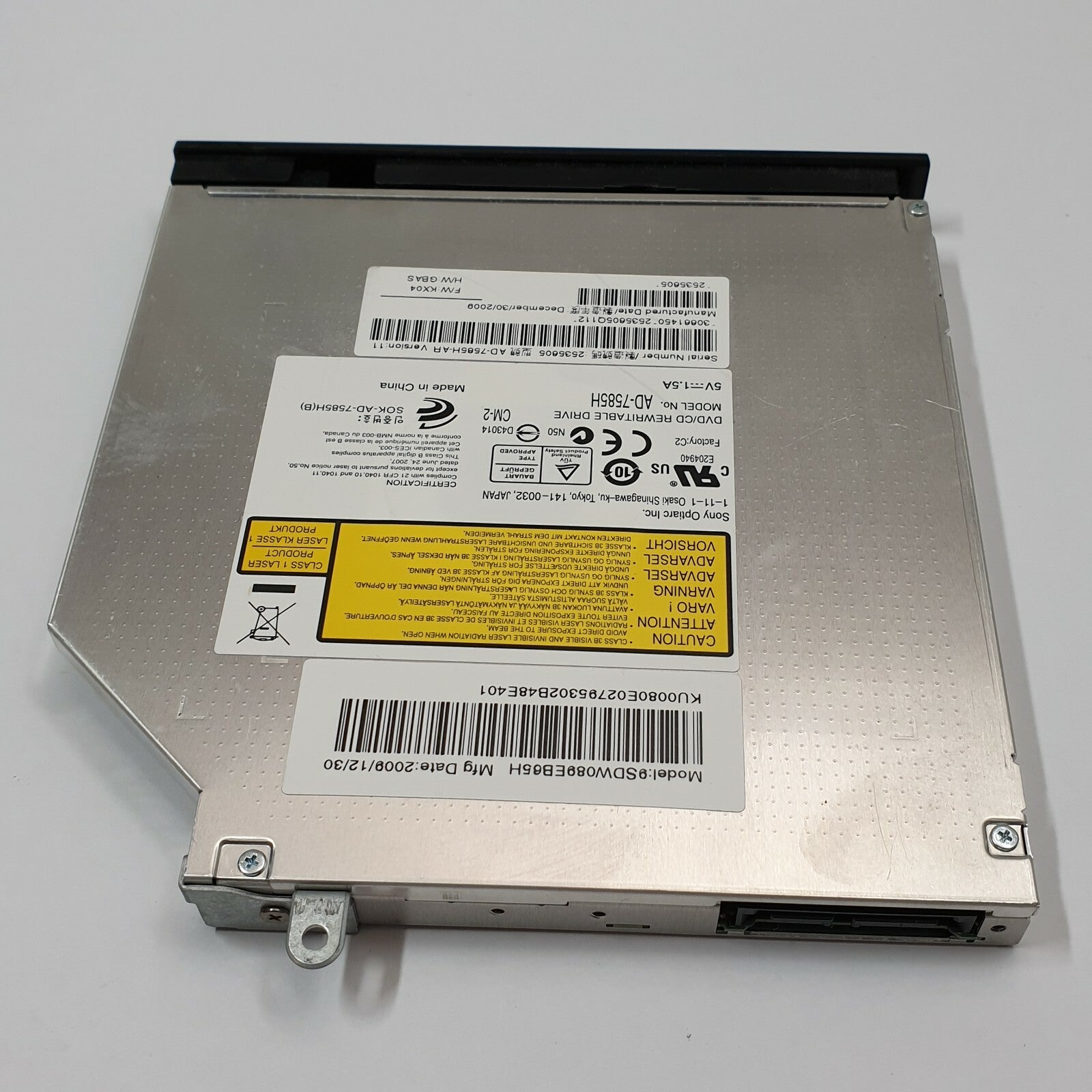Acer Aspire 5738 5338 DVD Laufwerk Sony Optiarc AD-7585H Brenner – Bild 2