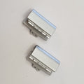 HP Probook 650 G4 Display Scharnier Abdeckung Hinge Cover Set Silber