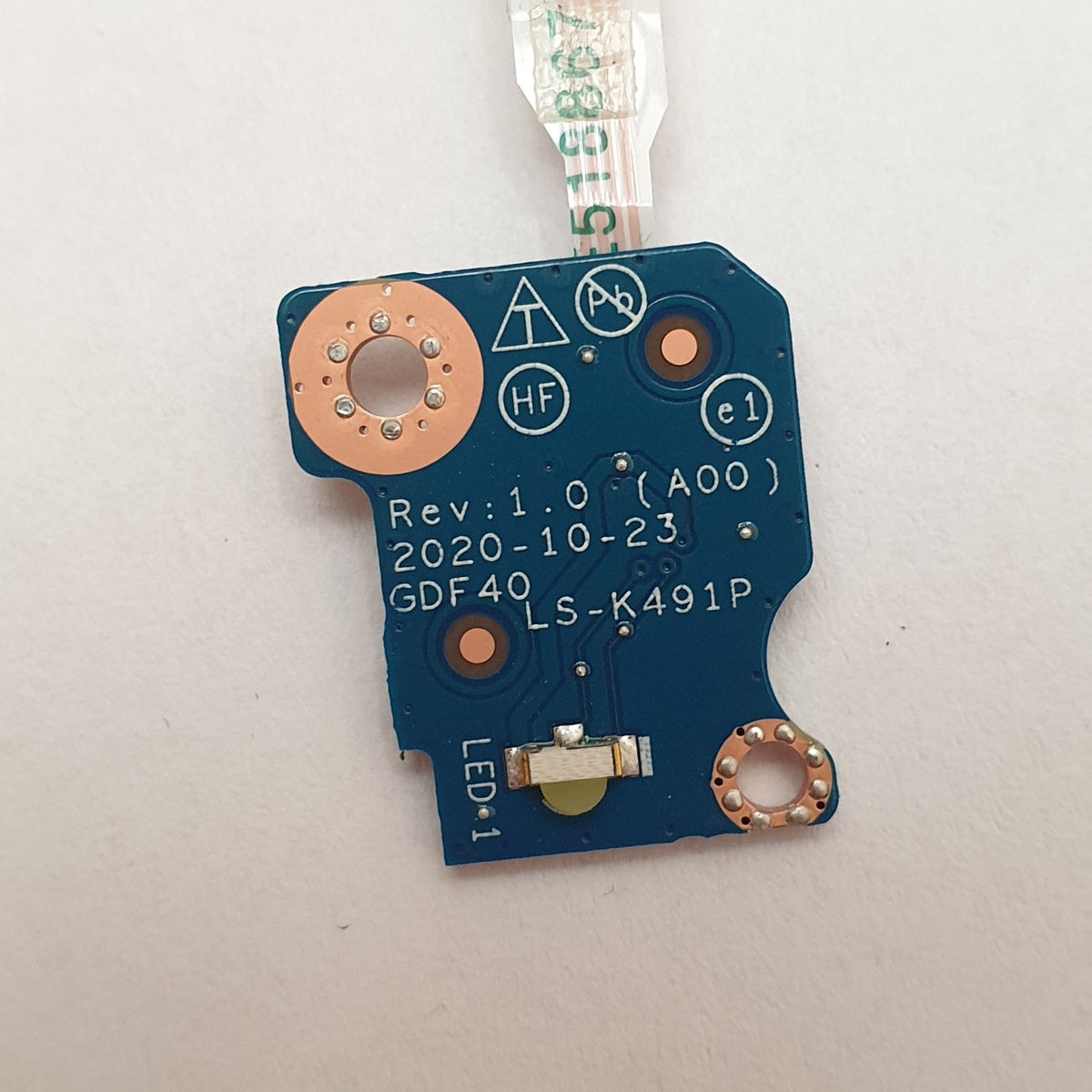 Dell Latitude 5430 LED Status LED Board Platine mit Kabel