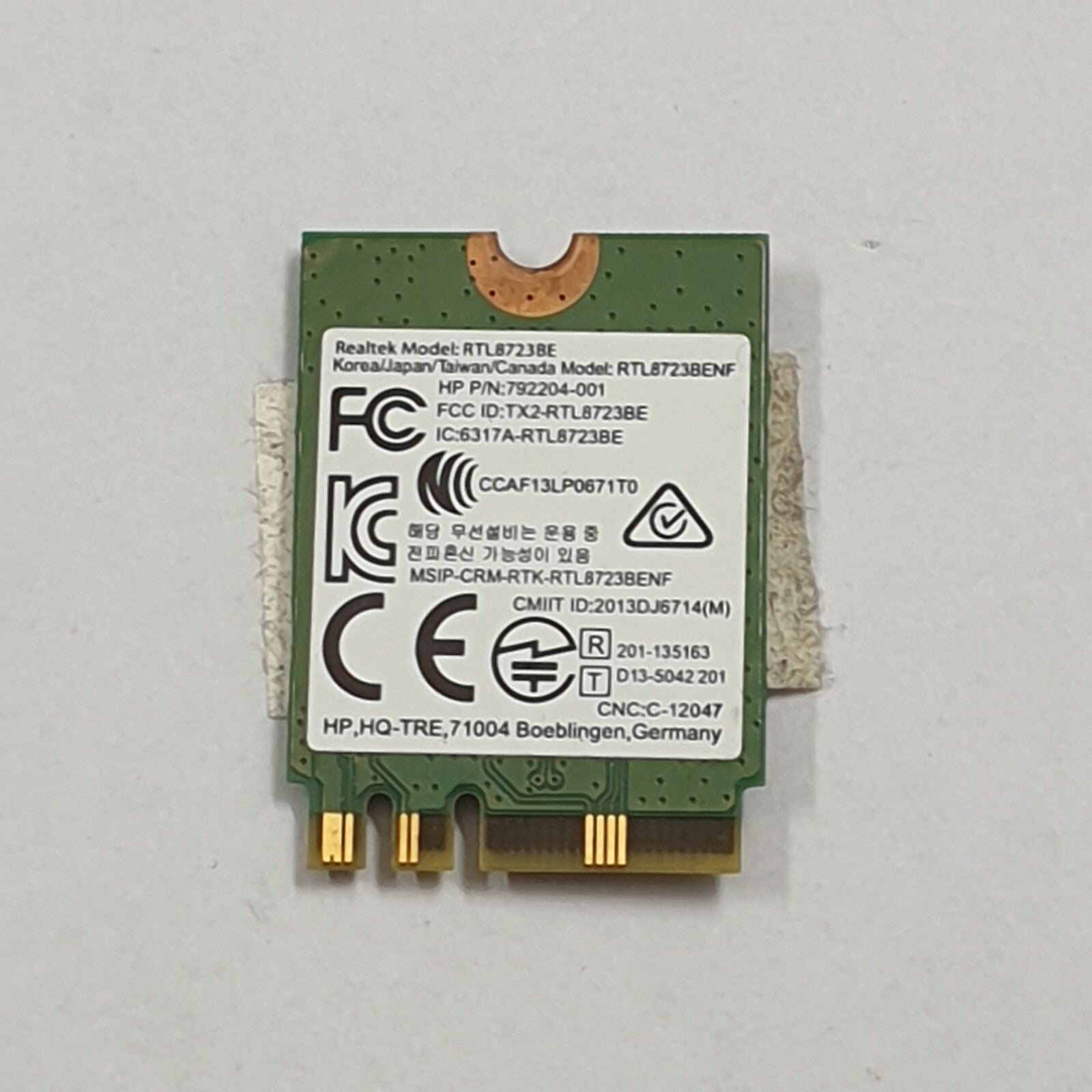 HP Pavilion X360 13-S WLAN Karte Wireless LAN WiFi Modul Realtek RTL8723BE – Bild 2