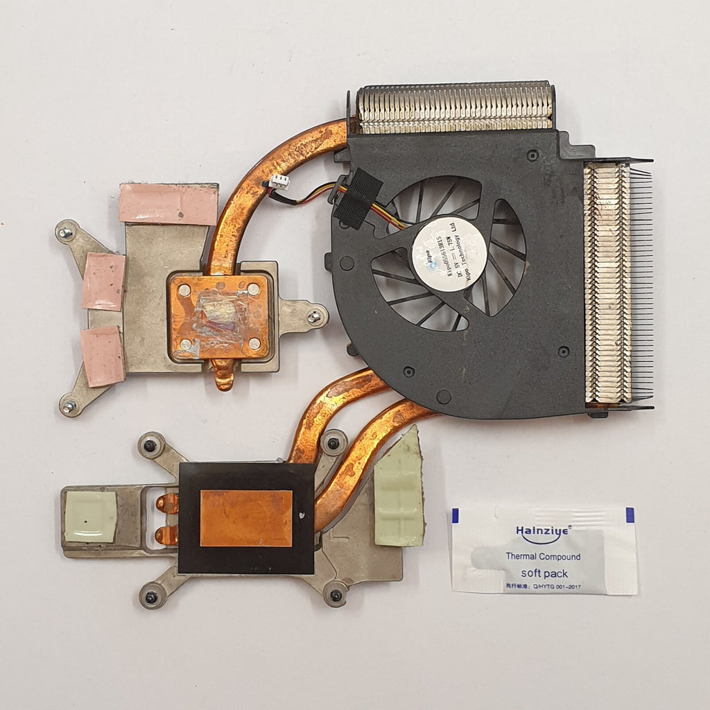 HP Pavilion dv7 3000 Kühler Lüfter Wärmeleitpaste Fan Cooler Heatsink