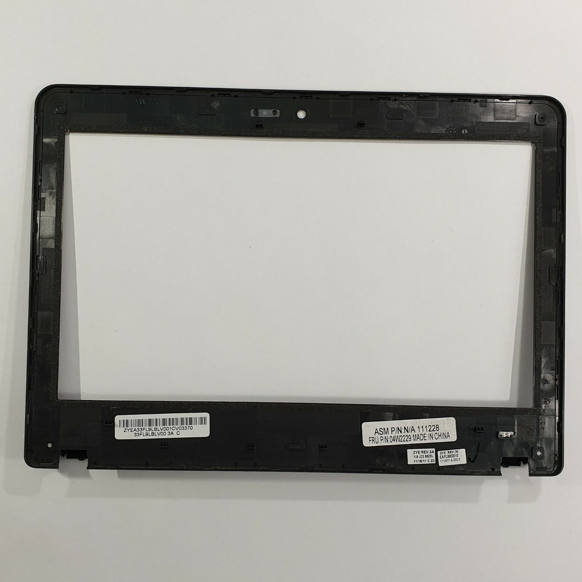 Lenovo ThinkPad X121e Displayrahmen Bezel Frontblende