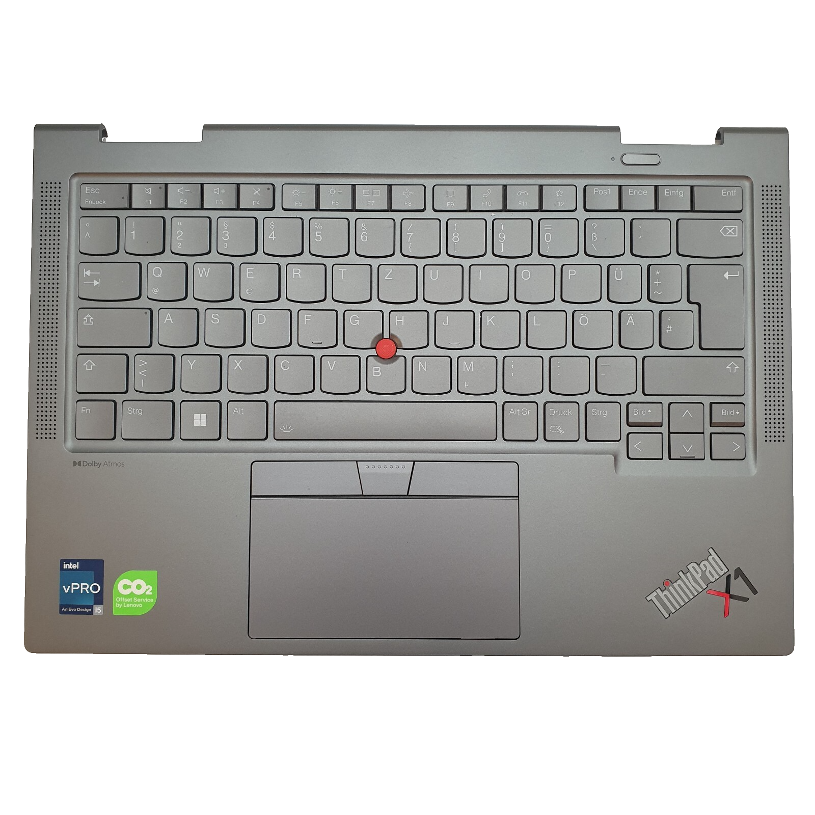 Lenovo ThinkPad X1 Yoga Gen 8 G8 Tastatur Deutsch QWERTZ Palm Rest Handauflage