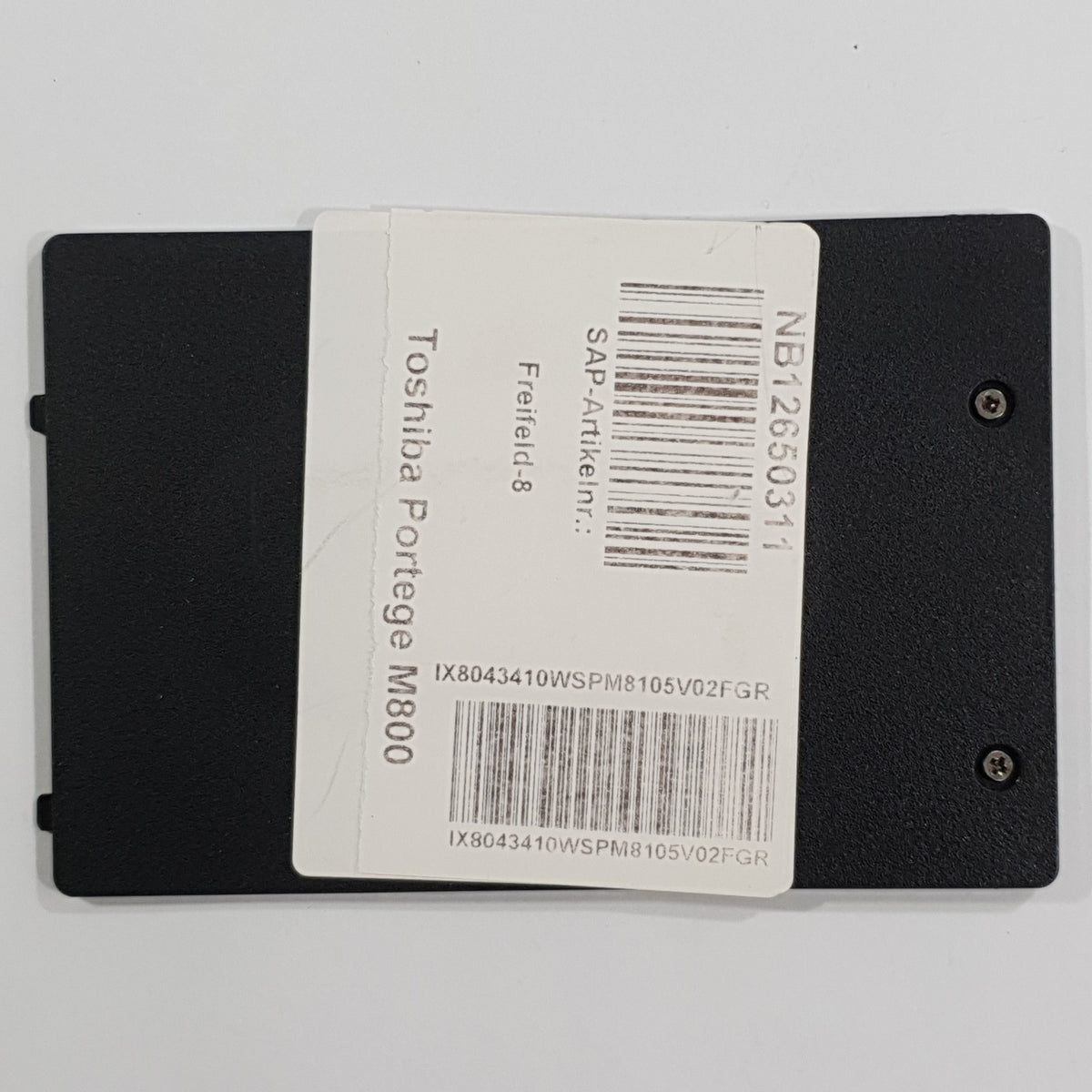 Toshiba Portege M800 HDD Abdeckung Festplatten Blende Klappe Cover Ersatzteil