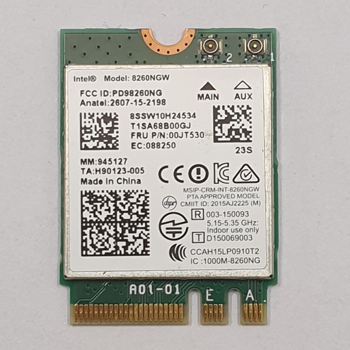 Lenovo ThinkPad T460 WLAN Bluetooth Karte Intel 8260NGW Wireless Modul