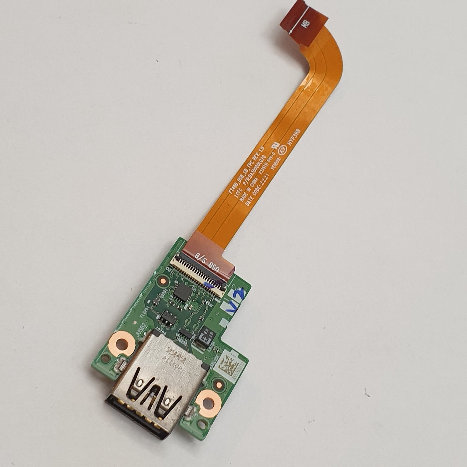 Lenovo ThinkPad T14 Gen 2 G2 USB Board Platine Anschluss Buchse – Bild 2