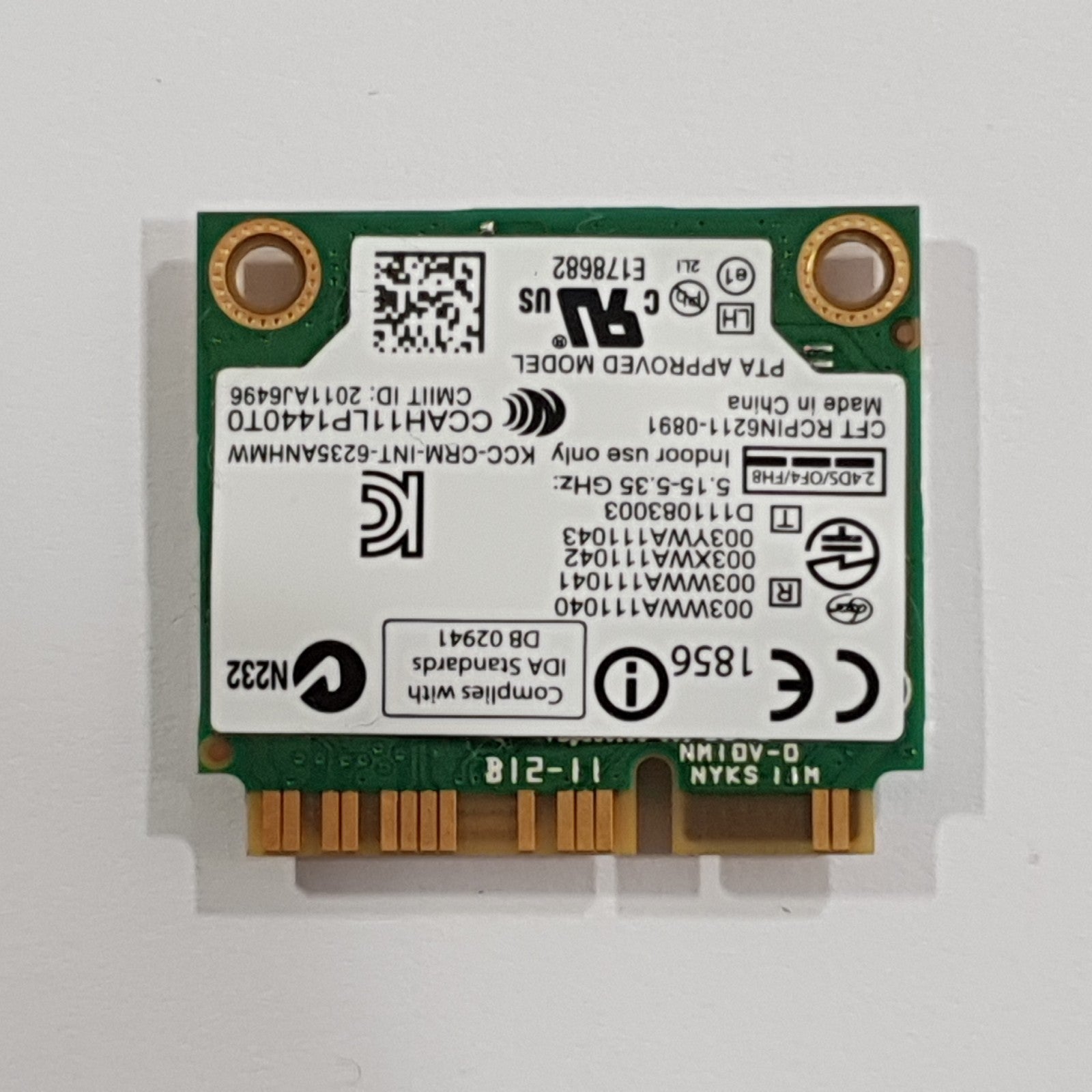 Fujitsu Lifebook E743 WLAN Karte Wifi Intel Centrino Advanced-N 6235 6235ANHMW – Bild 2