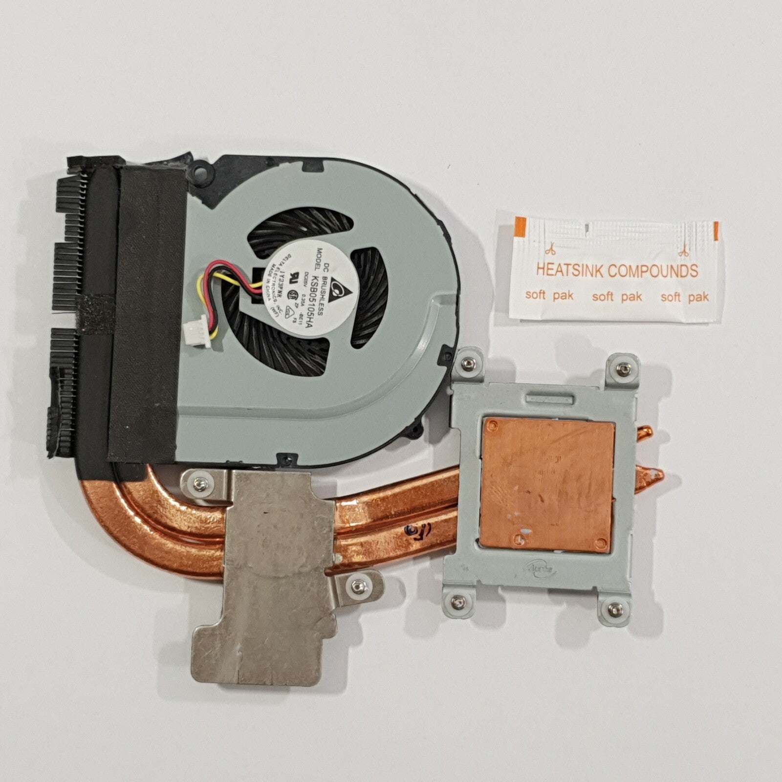 HP Pavilion dm4 3000 Kühler Heatsink mit Lüfter Fan 669934-001 Wärmeleitpaste – Bild 2