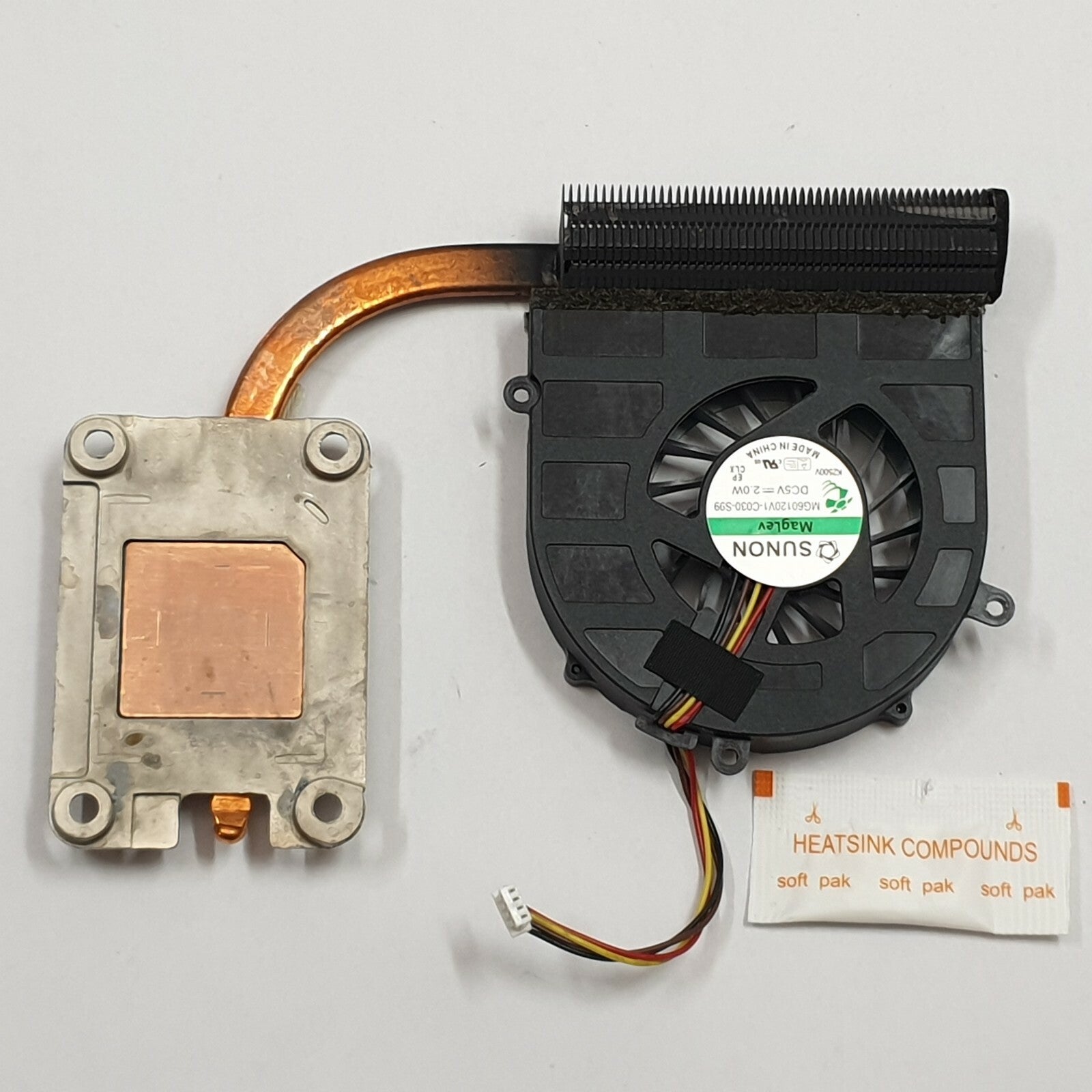Lenovo G570 CPU Kühler Lüfter Heatsink Fan inkl Wärmeleitpaste – Bild 2