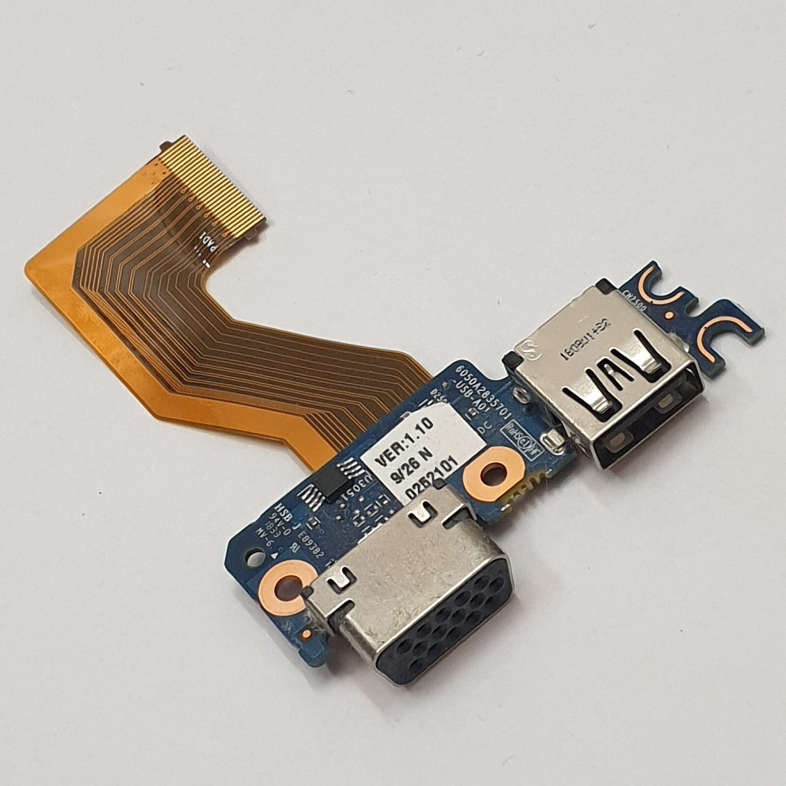 HP EliteBook 840 G3 VGA Monitor I/O Board USB VGA Anschluss Platine Port