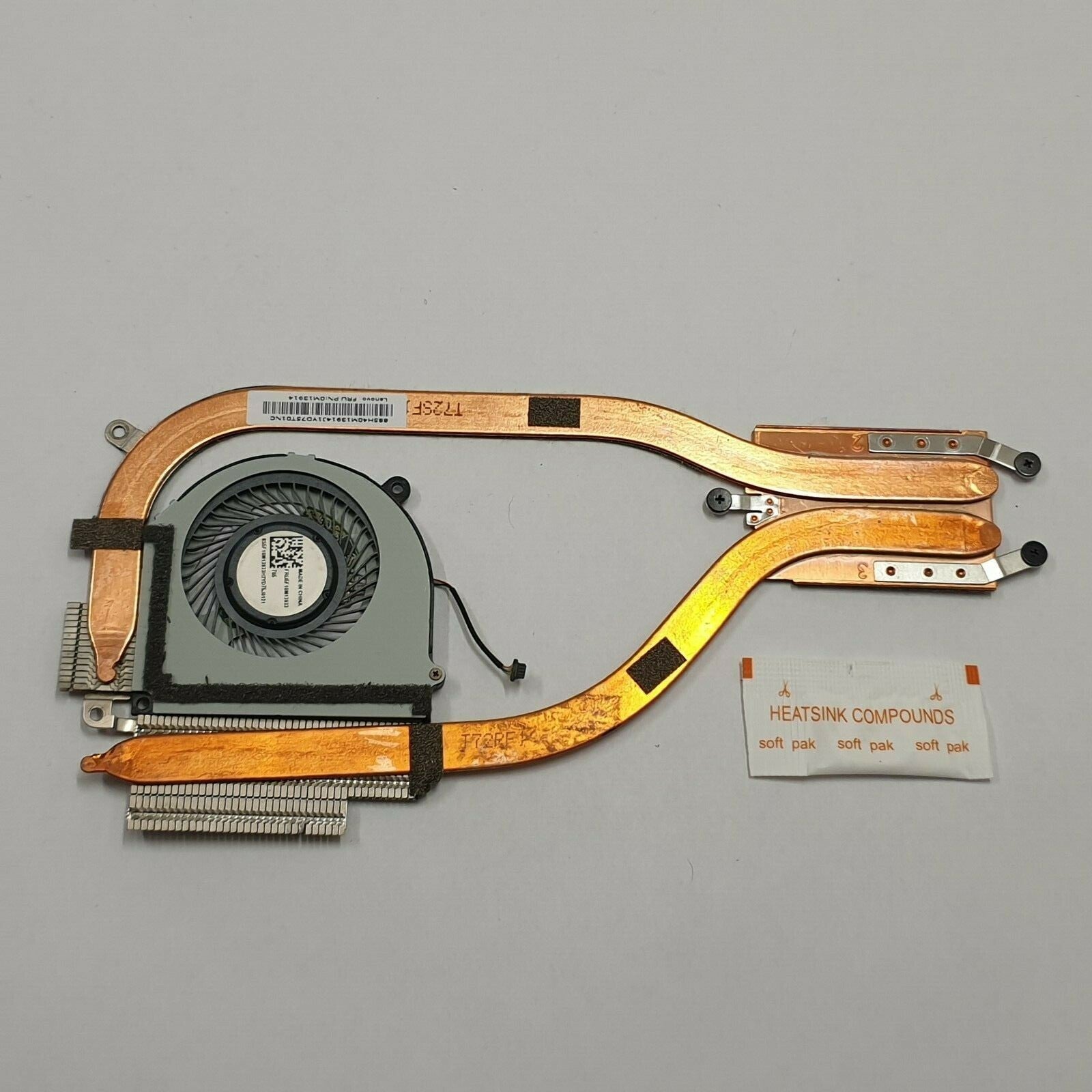 Lenovo Miix 510-12IKB Original CPU Kühler Lüfter Heatsink Fan Wärmeleitpaste