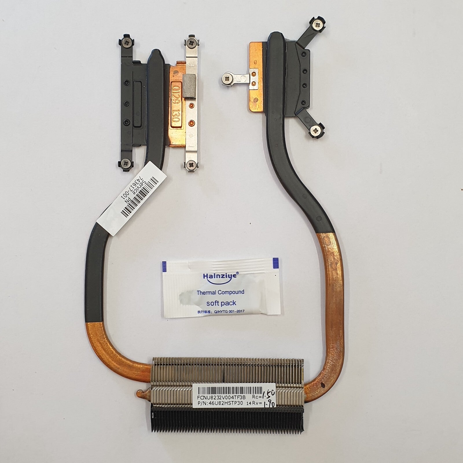 HP Pavilion TS 14 14-n 14-n220ed Kühler Heatsink mit Wärmeleitpaste
