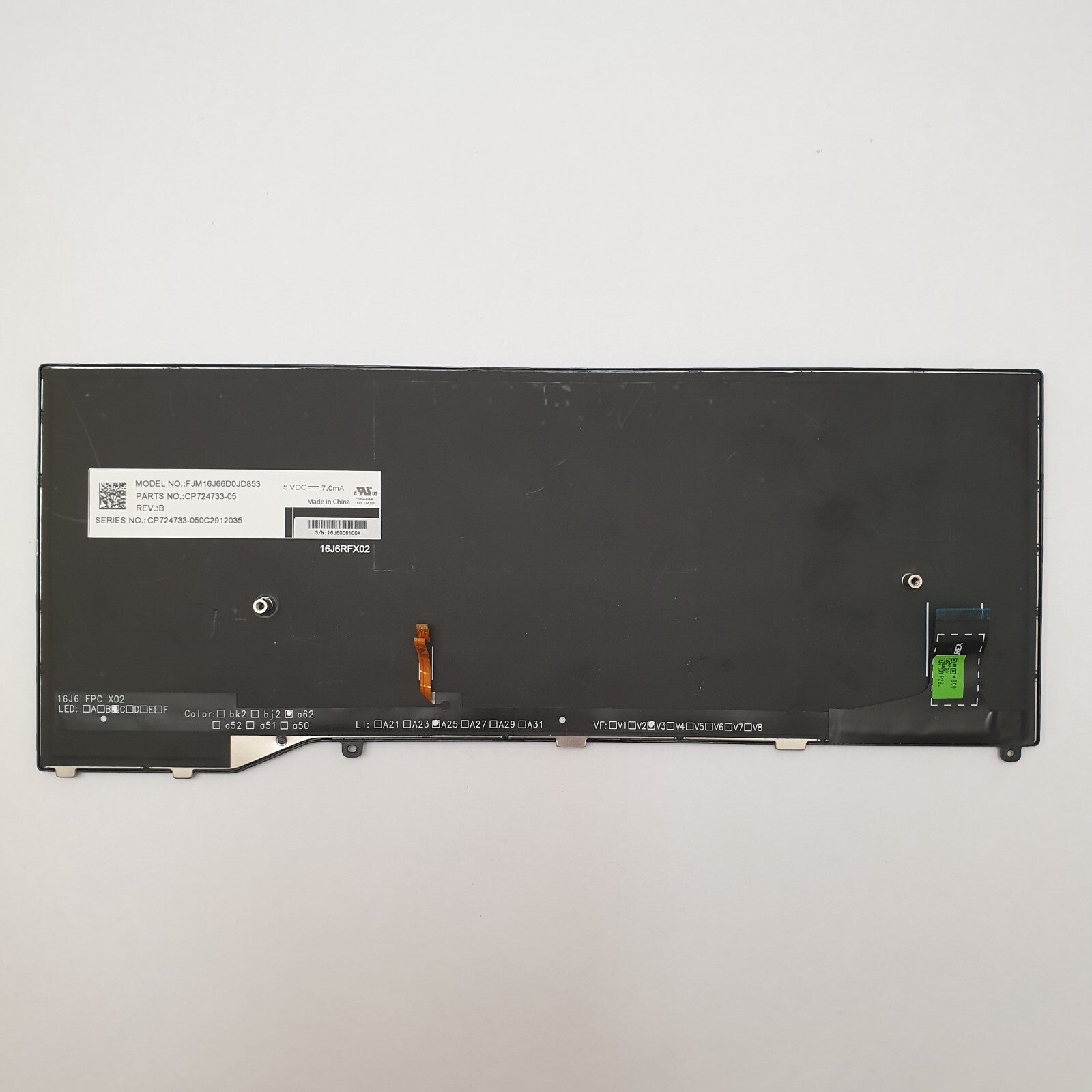 Fujitsu Lifebook U7410 Original Tastatur Deutsch QWERTZ Keyboard Backlit DE – Bild 2