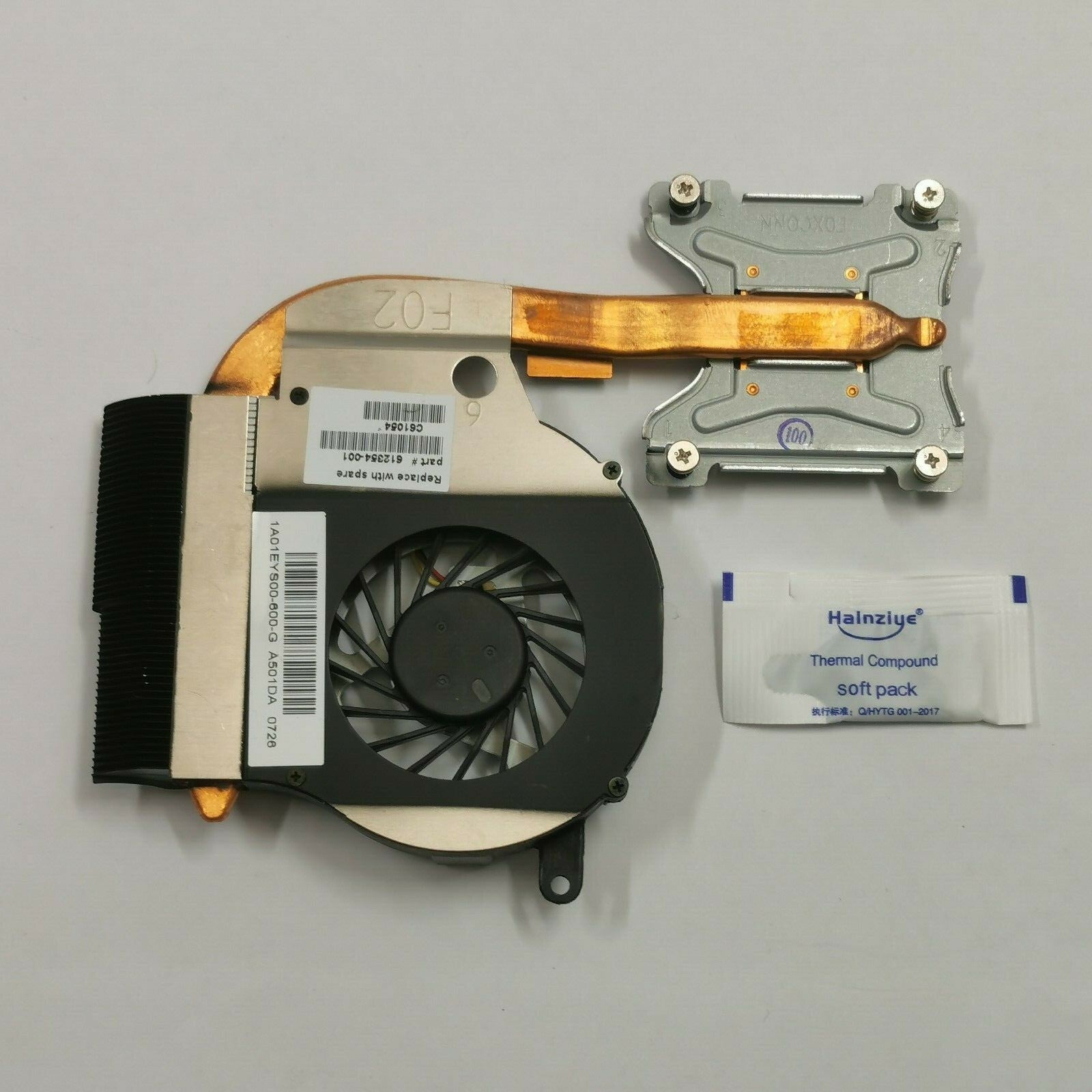 HP Compaq Presario CQ62 Kühler Lüfter Heatsink Fan mit Wärmeleitpaste