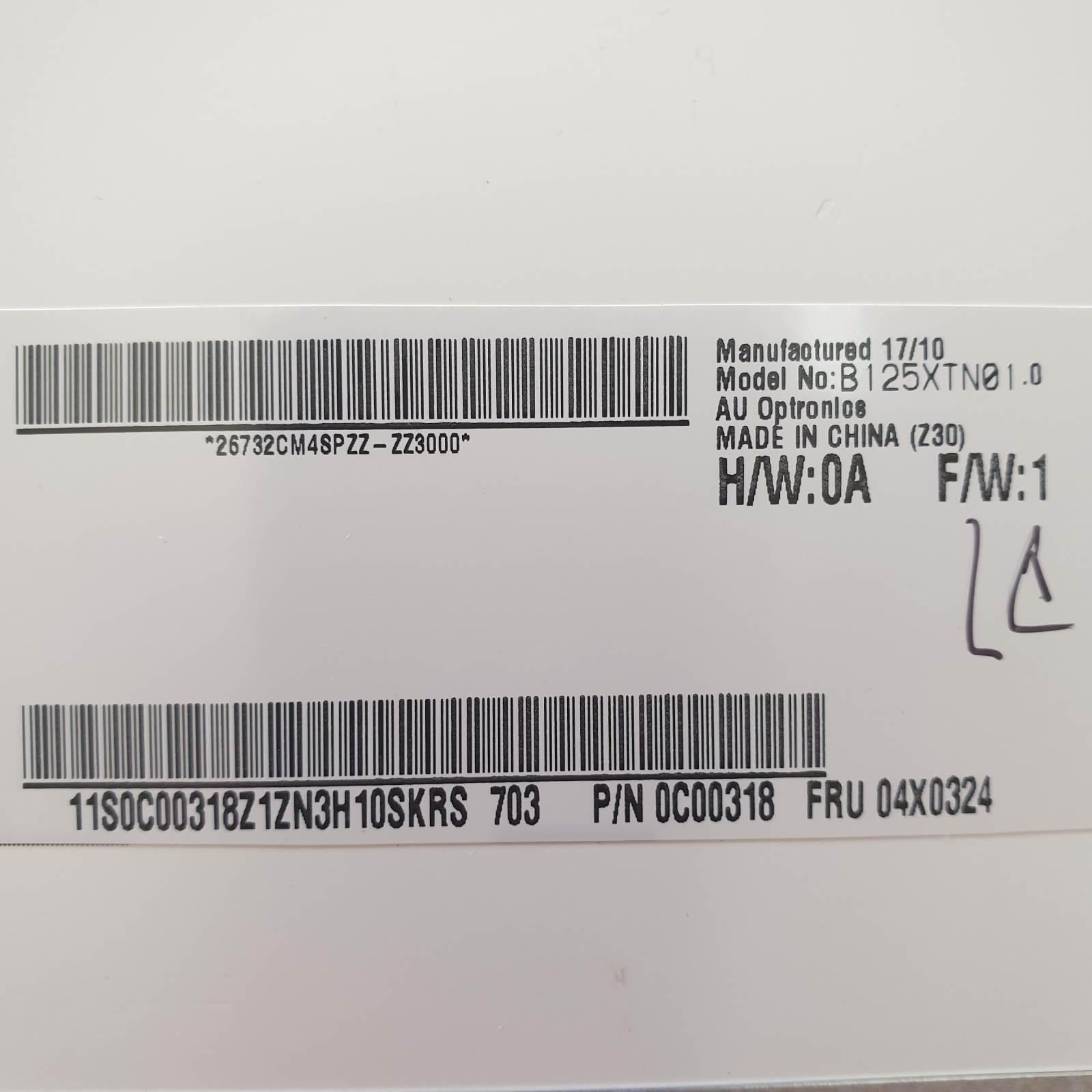 Lenovo ThinkPad X260 HD Display 12,5 Zoll B125XTN01.0 Panel LCD Bildschirm – Bild 3