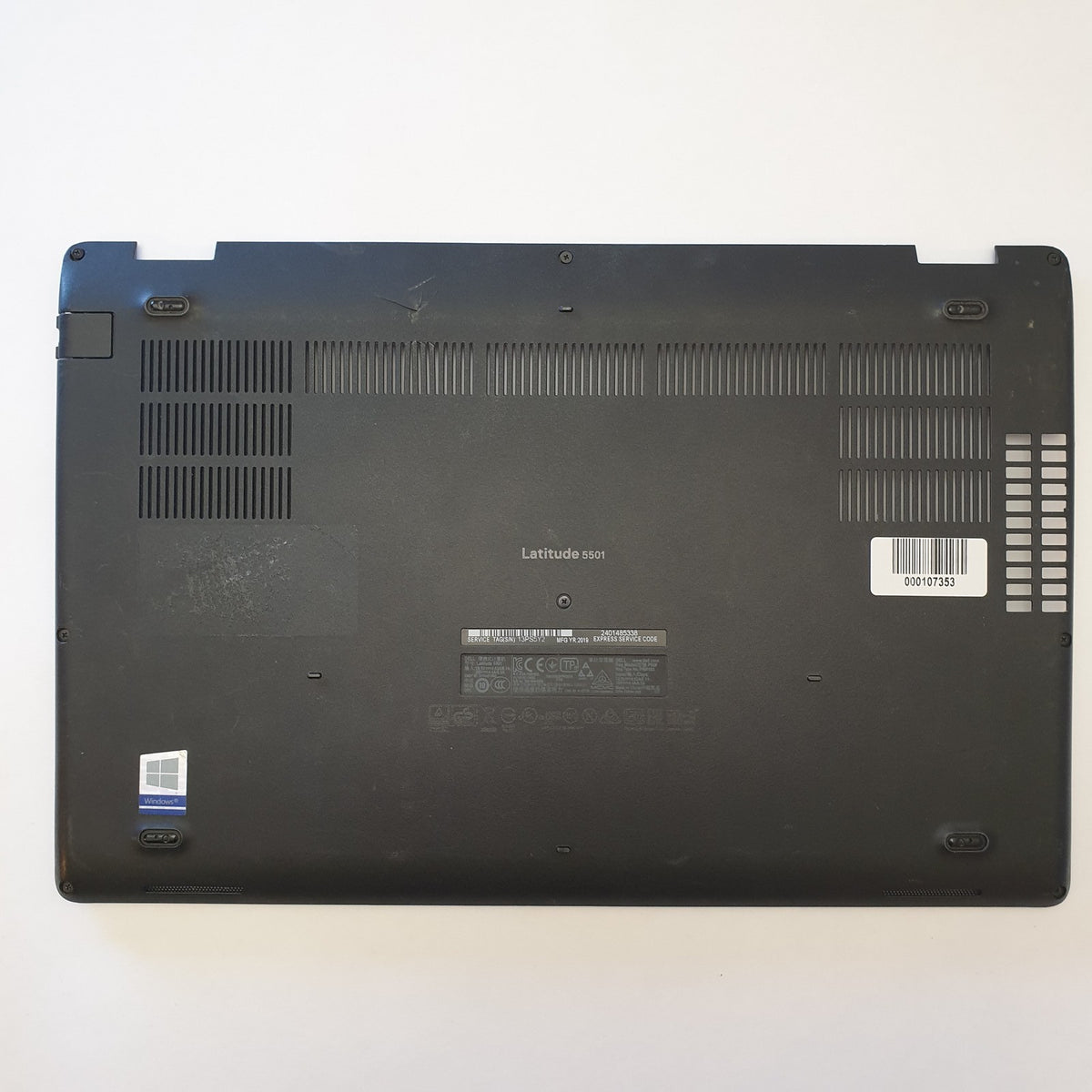 Dell Latitude 5501 Gehäuse Unterschale Unterteil Bottom Base Cover Case