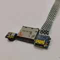 Lenovo G505s USB Sound Kartenleser Port I/O Board mit Kabel