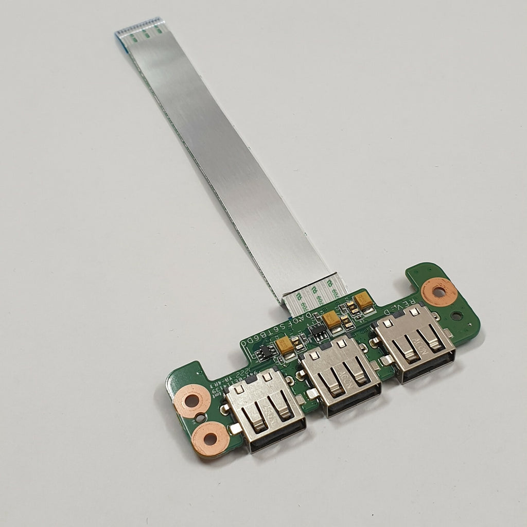 Fujitsu LifeBook AH552 USB Board Platine mit Flachbandkabel – Bild 2