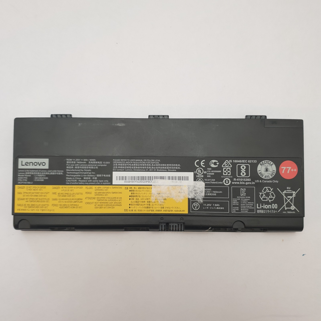 Lenovo ThinkPad P52 Original Akku 7600mAh Li-ion Battery Pack