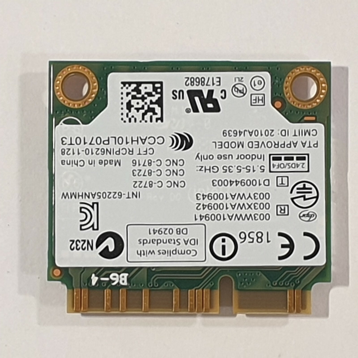 ThinkPad T430s WLAN 62205ANHMW Karte Wifi Intel Centrino Advanced-N 6205 WLAN