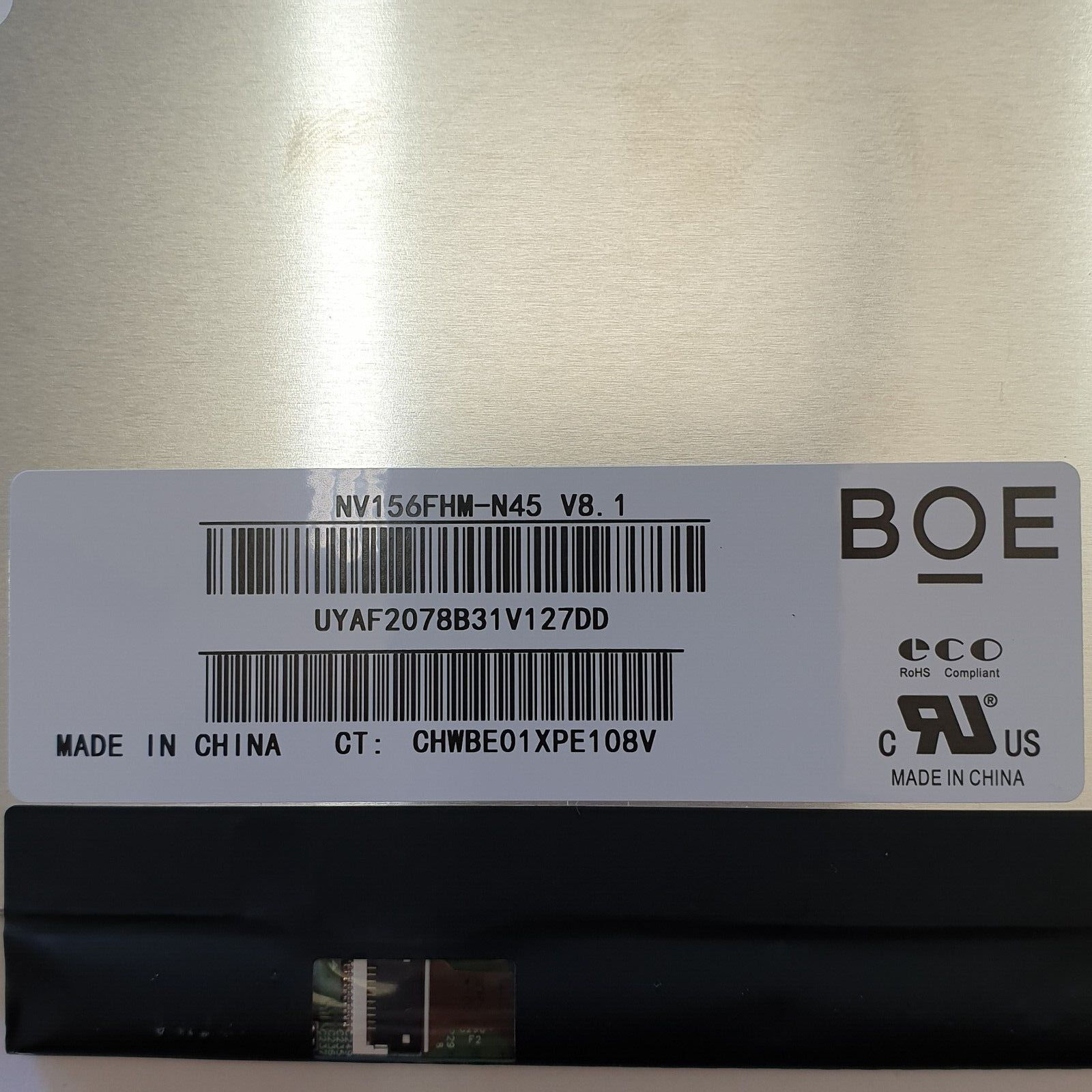 HP EliteBook 850 G6 Display 15,6" NV156FHM-N45 Matt Screen Panel Bildschirm – Bild 3