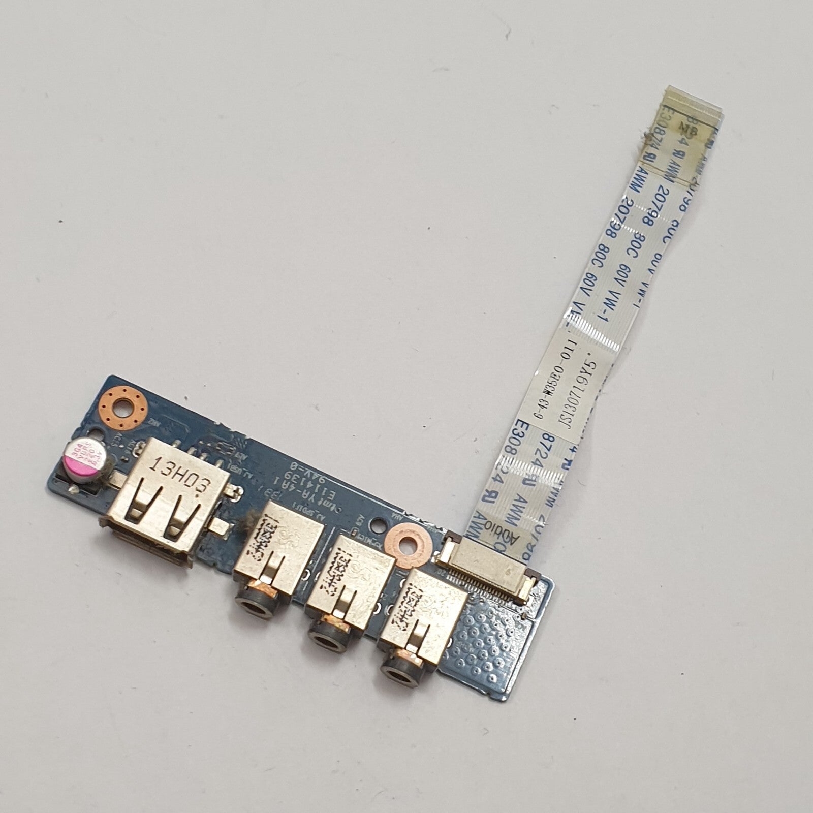 Clevo W355ST USB Audio Board Platine mit Flachbandkabel