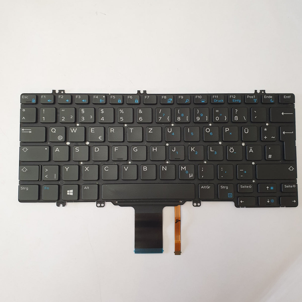 Dell Latitude 7280 Tastatur Deutsch QWERTZ Keyboard mit Hintergrundbeleuchtung