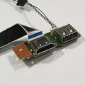 Fujitsu LifeBook E754 USB HDMI I/O Board Platine mit Kabel