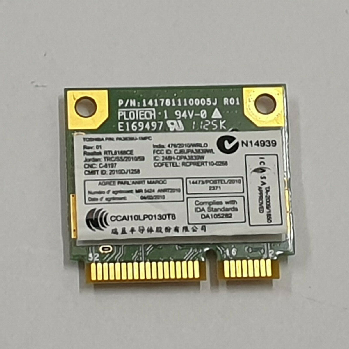 Toshiba Satellite C660D-1D3 WLAN Karte Wifi Wireless LAN Modul