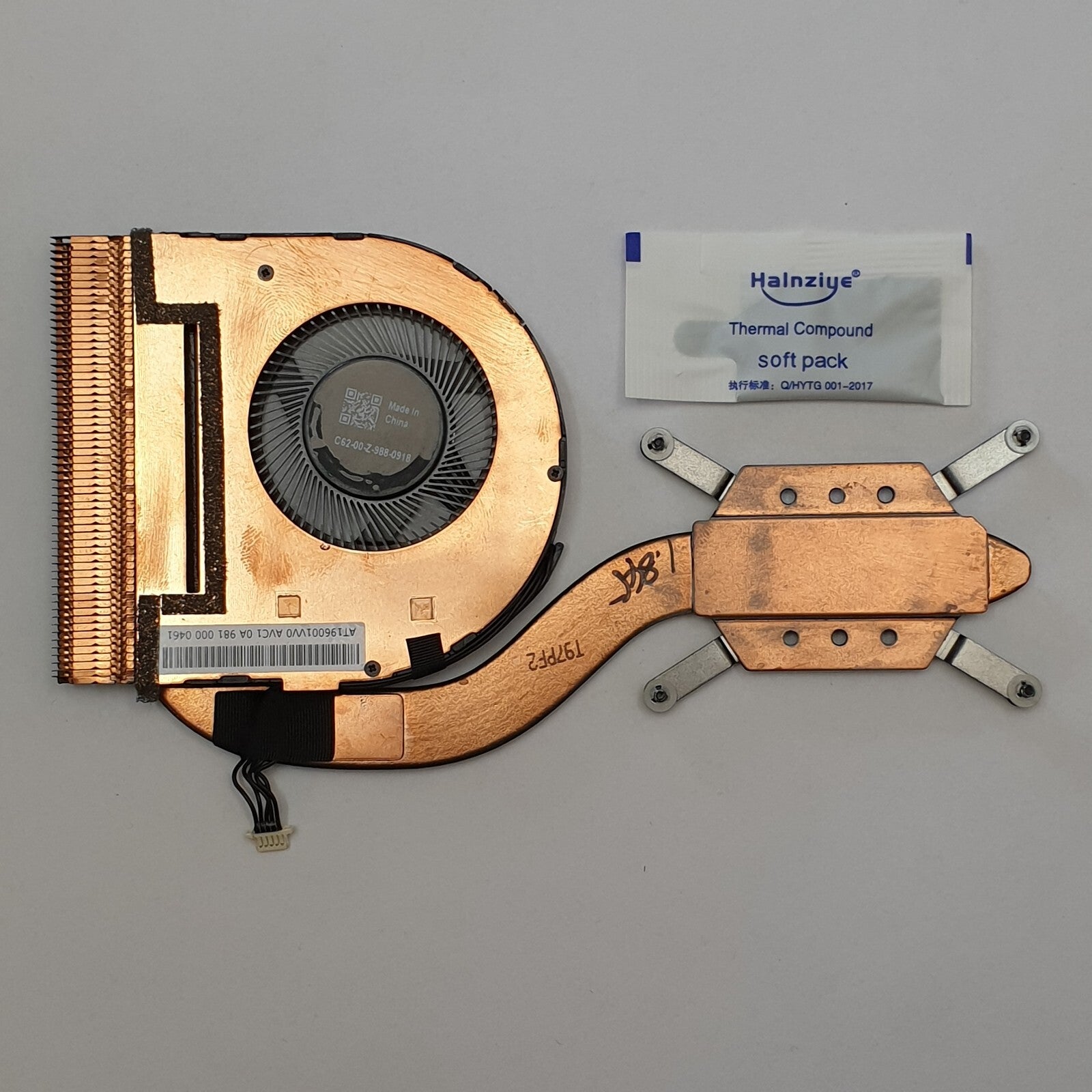 Lenovo ThinkPad A285 Kühler Lüfter Heatsink Fan CPU Kühlung Wärmeleitpaste – Bild 2