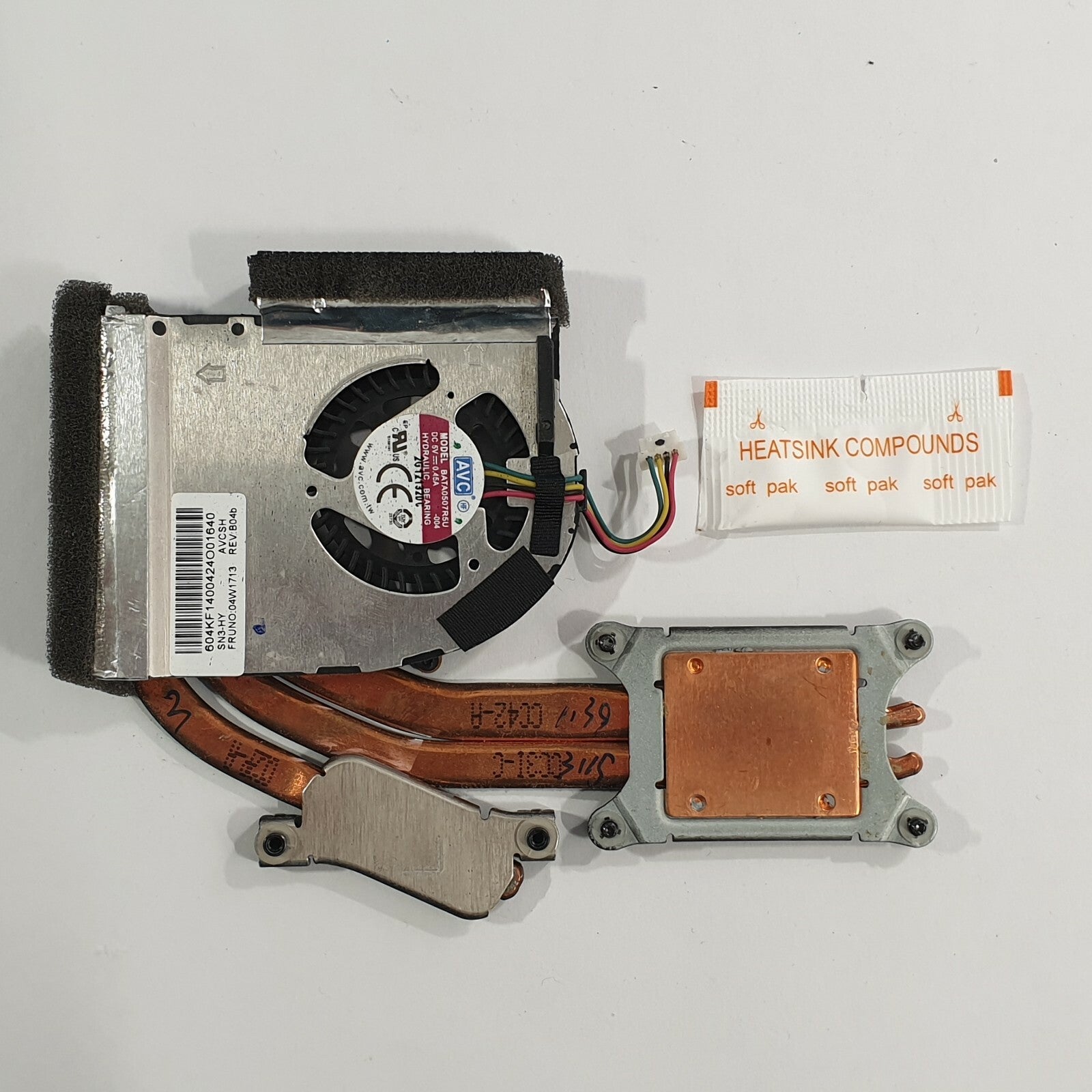 Lenovo ThinkPad T420s Kühler Heatsink mit Lüfter Fan Wärmeleitpaste – Bild 2
