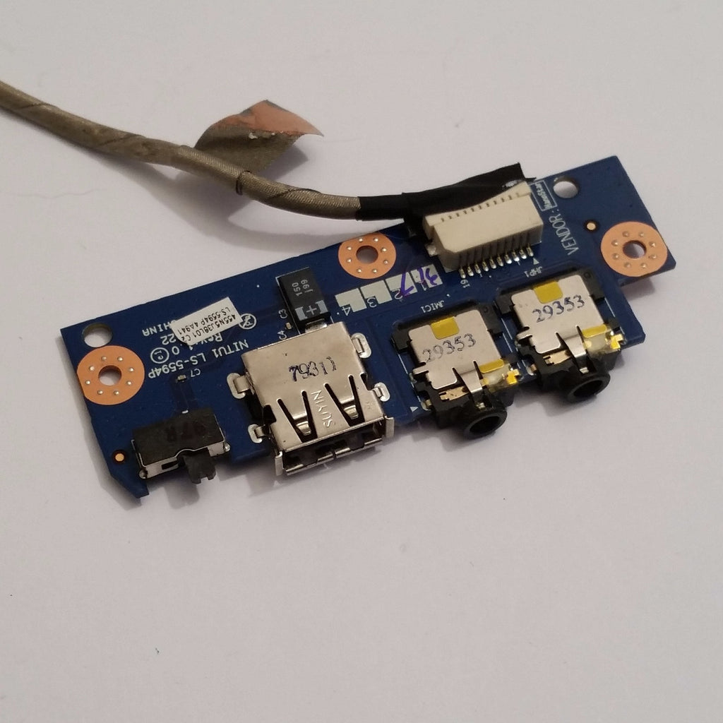 Lenovo IdeaPad U450p Audio Sound USB Switch Board Platine mit Kabel