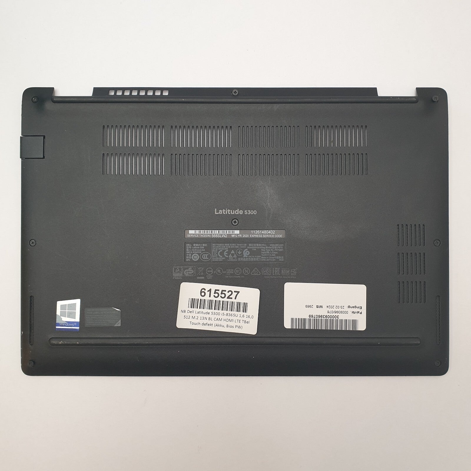 Dell Latitude 5300 Gehäuse Unterschale Unterteil Bottom Base Cover Ersatzteil