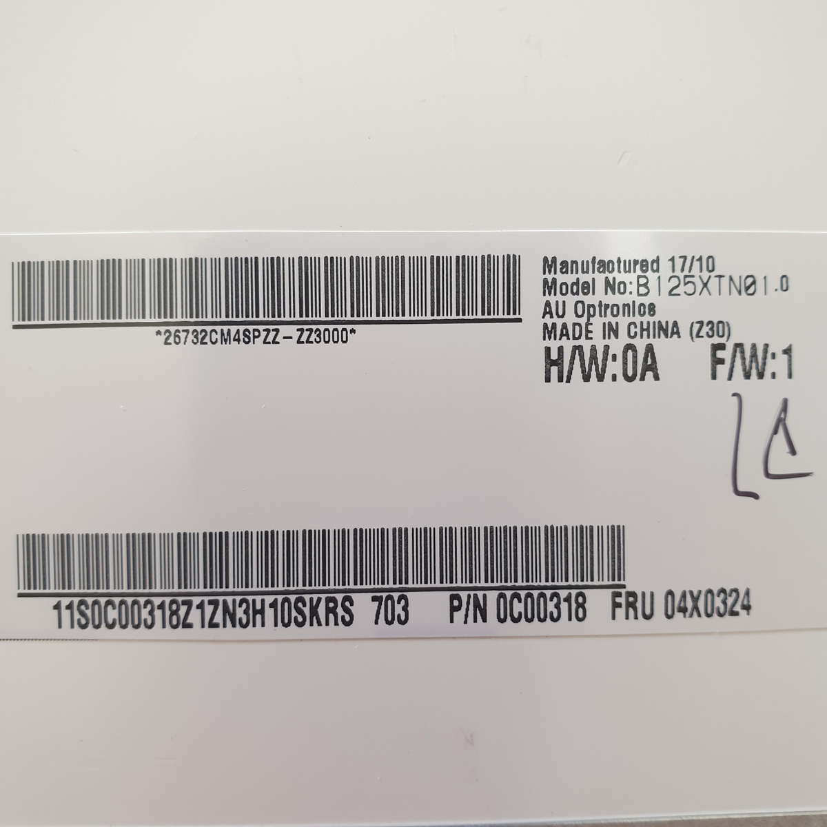 Lenovo ThinkPad X260 HD Display 12,5 Zoll B125XTN01.0 Panel LCD Bildschirm