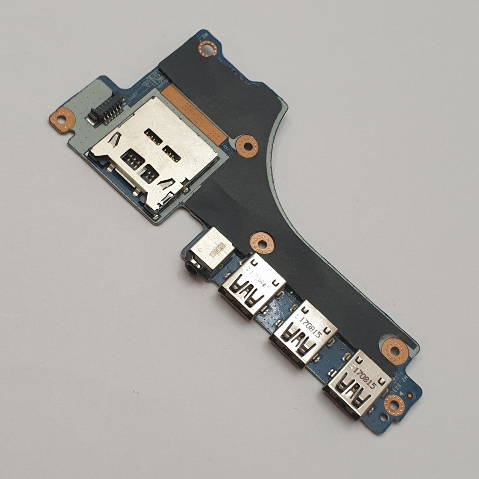 Dell Precision 7520 Audio USB Port IO Board USB Audio SD Card Reader Platine