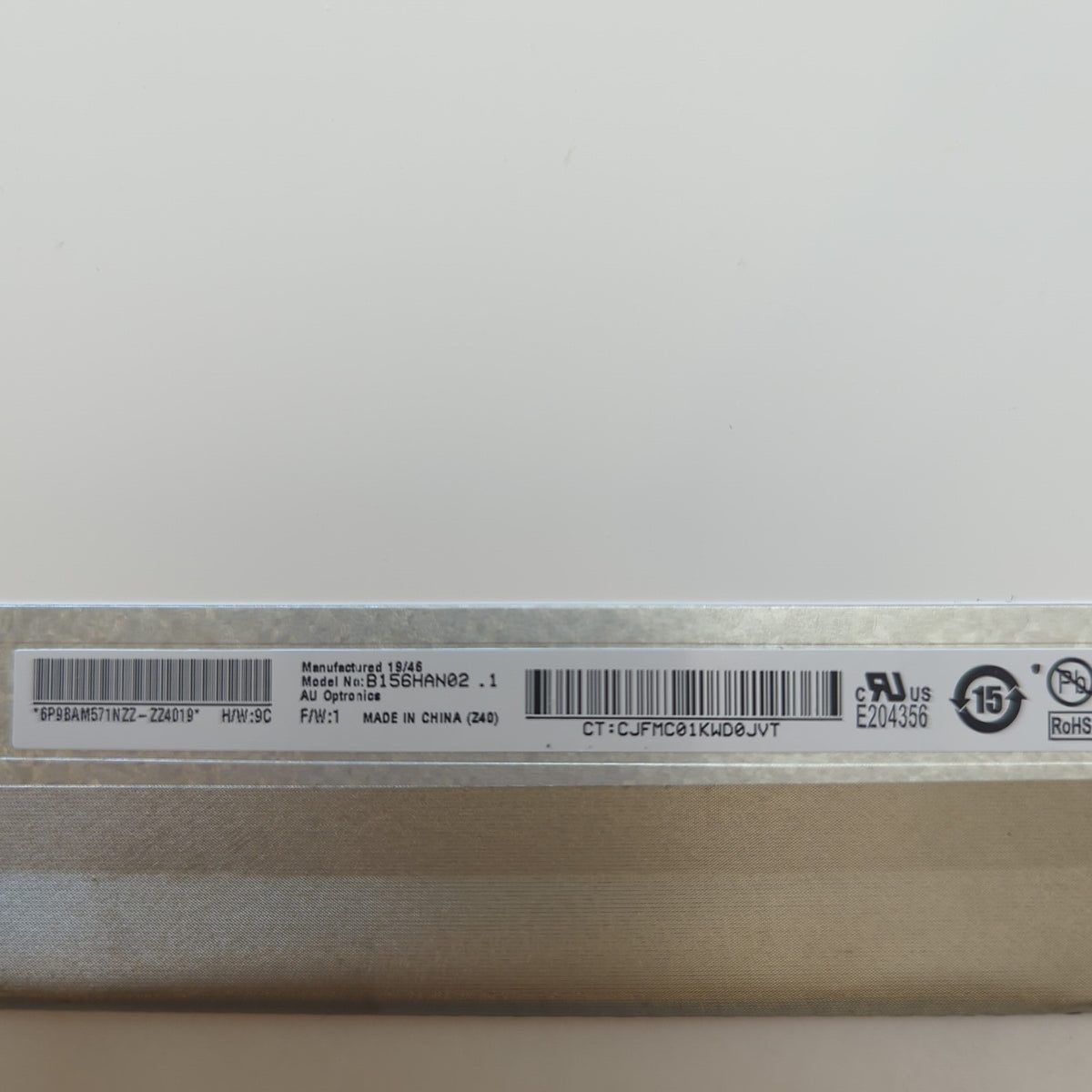 HP ProBook 650 G5 FHD Display 15.6" B156HAN02.1 Panel LCD Bildschirm