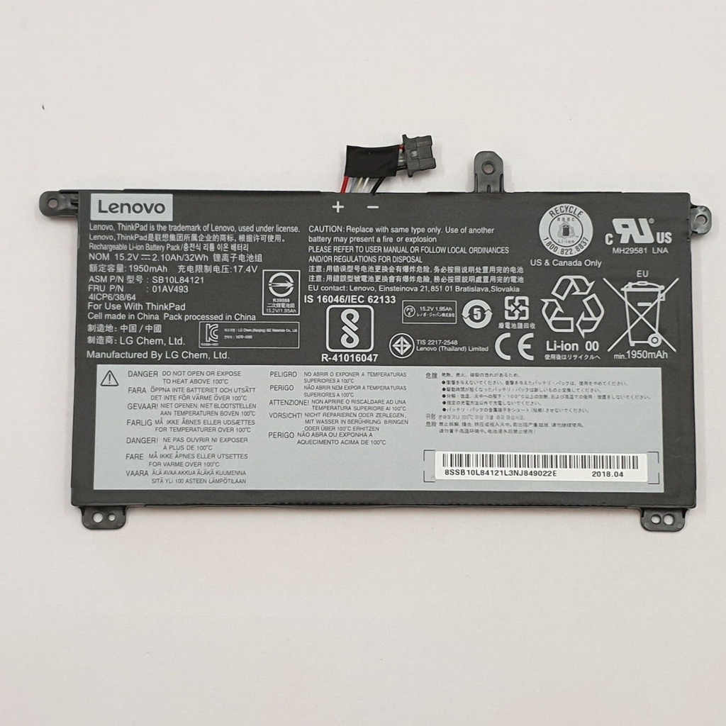 Lenovo ThinkPad T570 Original Akku intern Li-ion Battery Pack *7