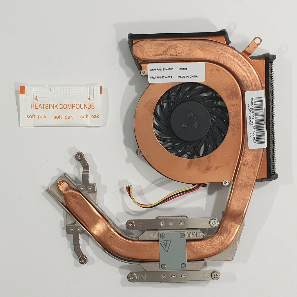 Lenovo ThinkPad SL510 Kühler Heatsink mit Lüfter Fan und Wärmeleitpaste