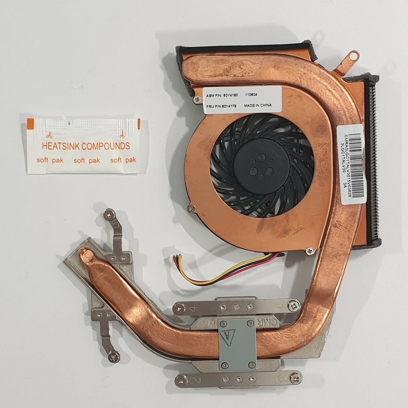 Lenovo ThinkPad SL510 Kühler Heatsink mit Lüfter Fan und Wärmeleitpaste