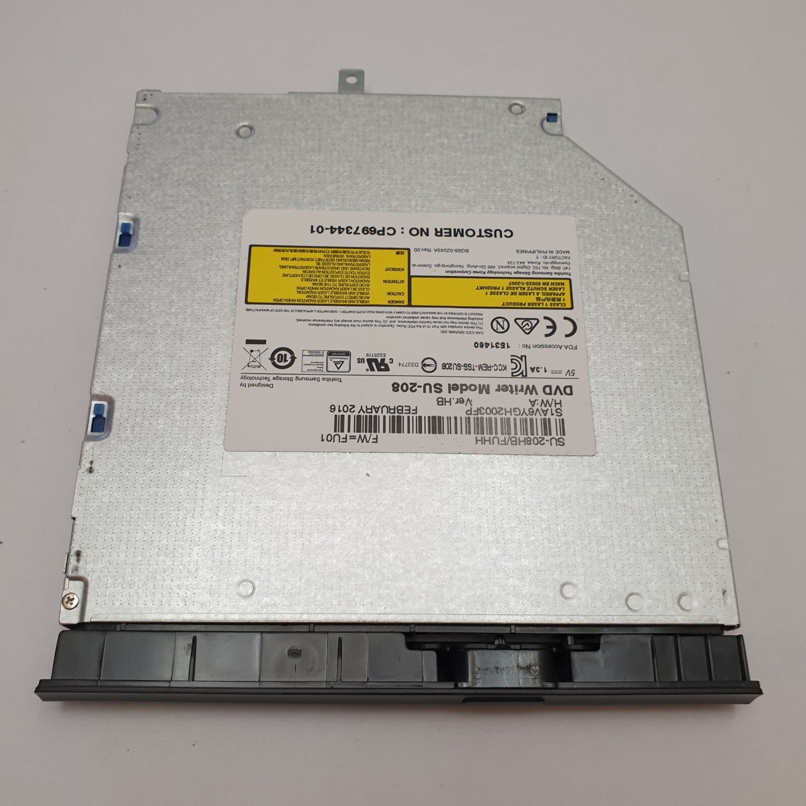 Fujitsu LIFEBOOK A555 DVD Laufwerk Brenner Optical Drive SU-208