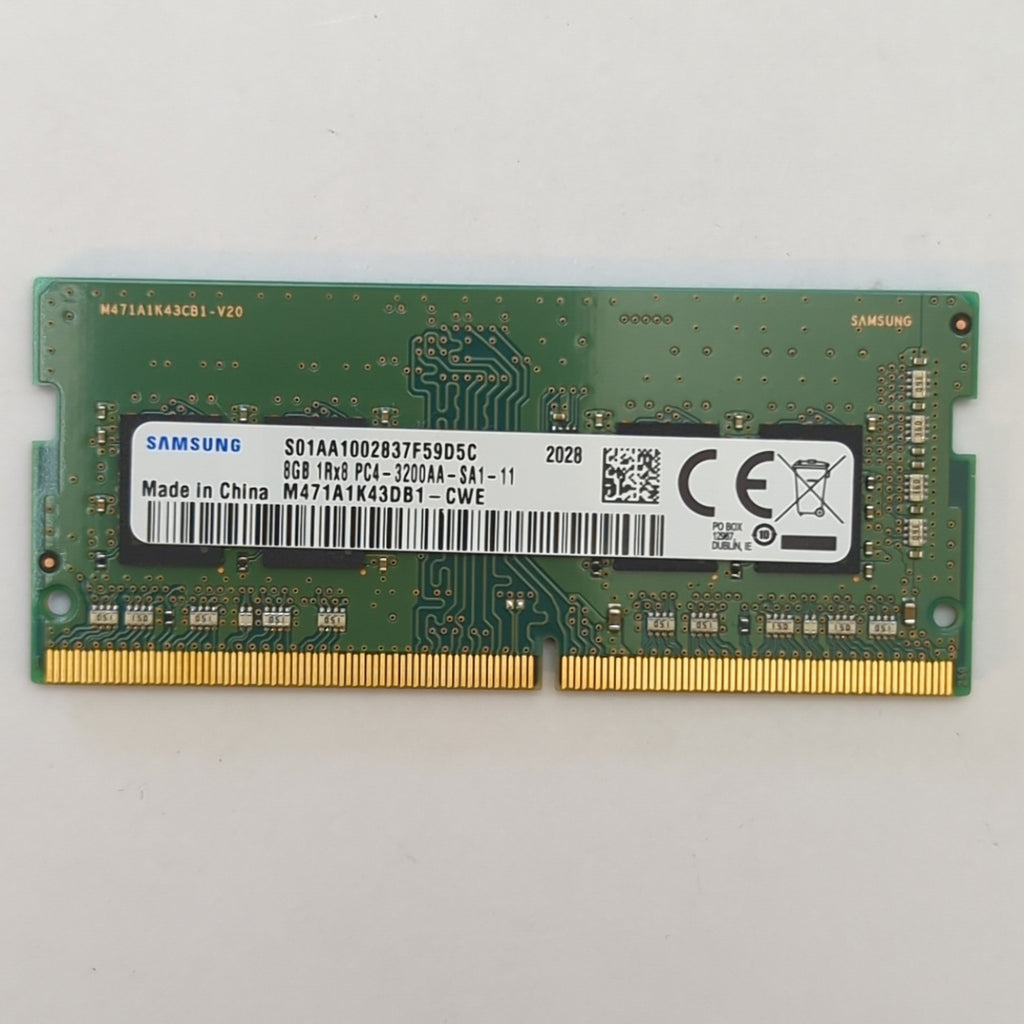 Samsung 8GB DDR4 3200 SODIMM RAM 1x8GB Laptop Speicher PC4