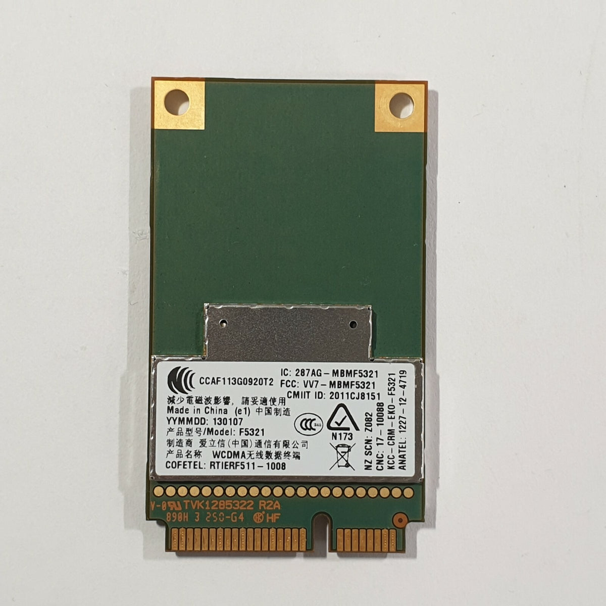 Dell Latitude E6230 WWAN Karte 3G Ericsson F5321 DW5560 Mobilfunk Modul