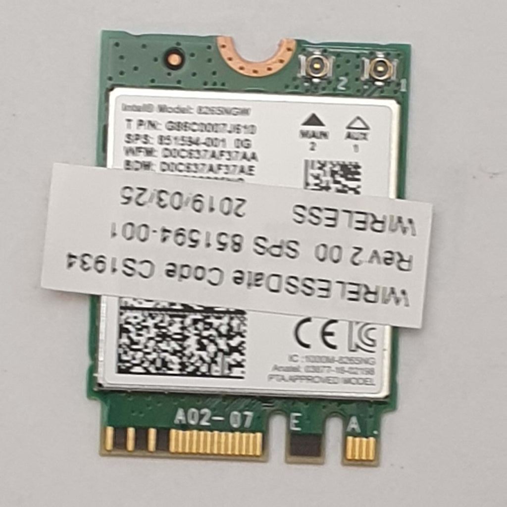 HP ProBook 650 G4 WLAN Karte WiFi Modul Wireless LAN Card Bluetooth