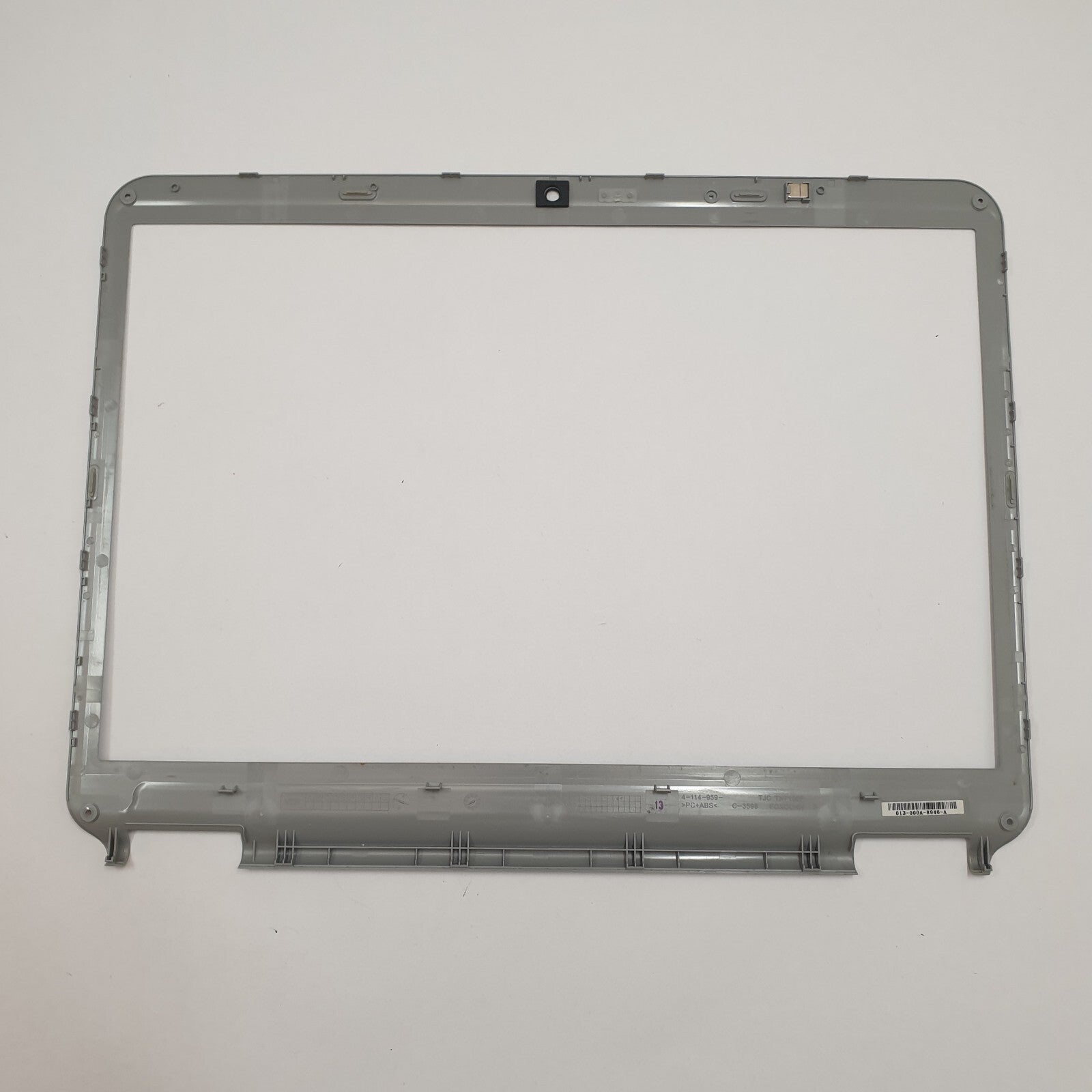 Sony VAIO PCG-7141M Displayrahmen Bezel Frontblende Screen Frame Silber – Bild 2