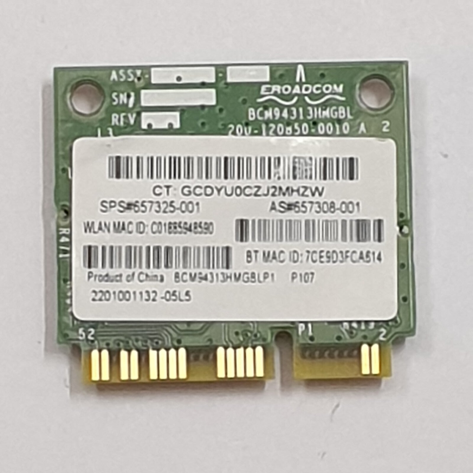 HP Pavilion dm4 3000 WLAN Karte Broadcom BCM94313HMGB Wireless WiFi Bluetooth – Bild 2