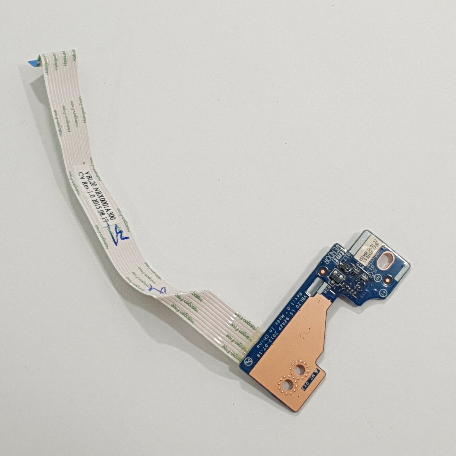 HP ZBook 15 G2 WLAN WIFI Power Button Board Einschaltknopf Platine mit Kabel – Bild 2